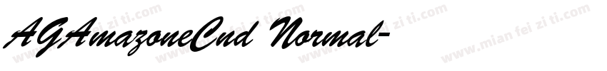 AGAmazoneCnd Normal字体转换